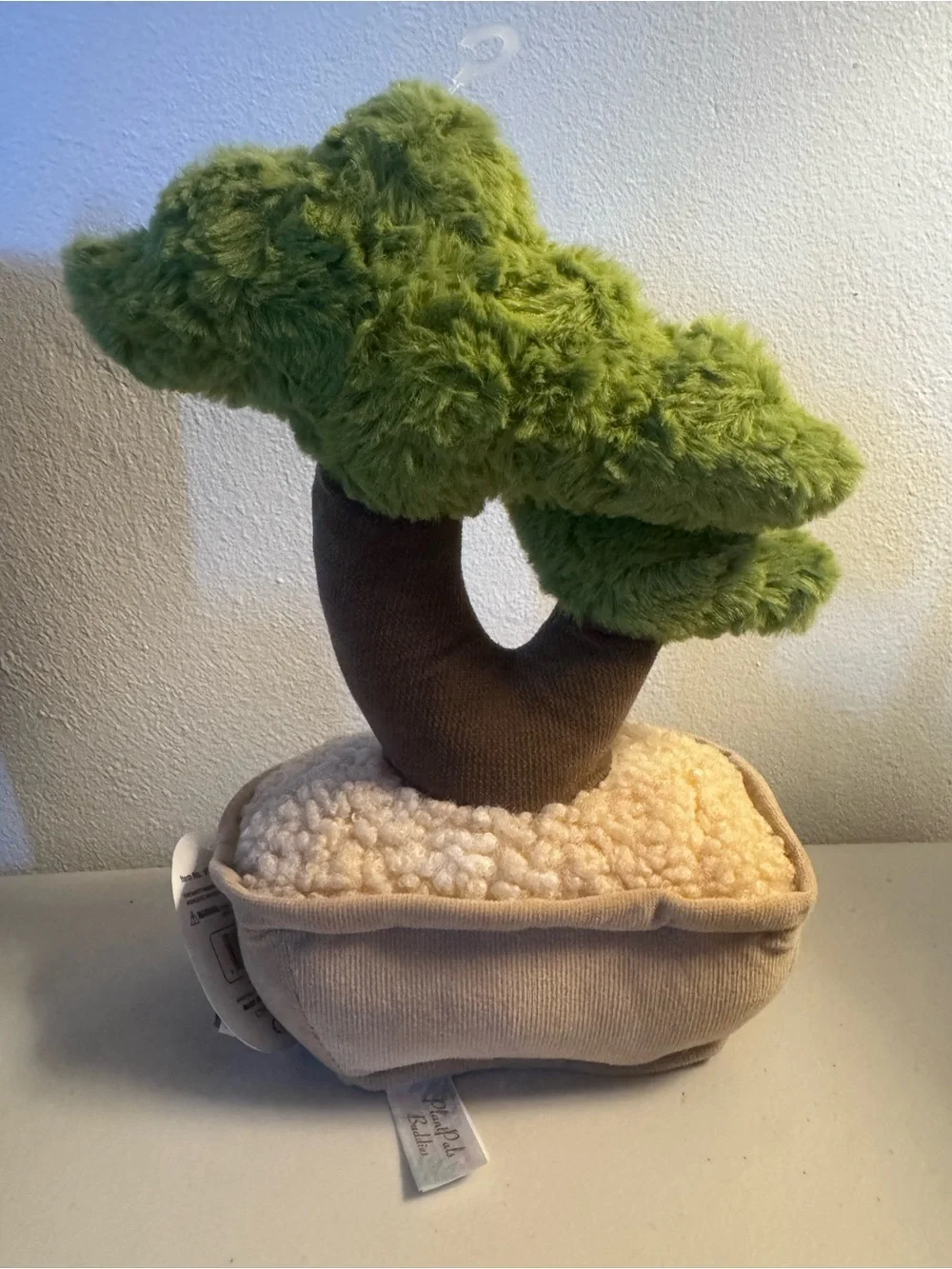 Plush Decorative Tree Accent in Green and Cream - Brand: